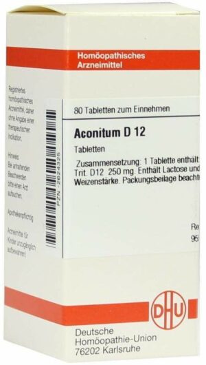 Aconitum D12 Tabletten 80 Tabletten