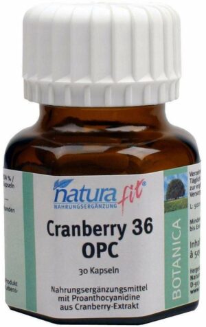 Naturafit Cranberry 36 Opc Kapseln