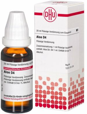 Aloe D 4 20 ml Dilution