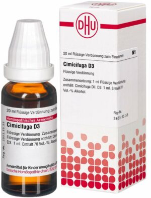 Cimicifuga D 3 Dilution 20 ml