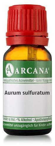 Aurum Sulfuratum Lm 12 Dilution 10 ml