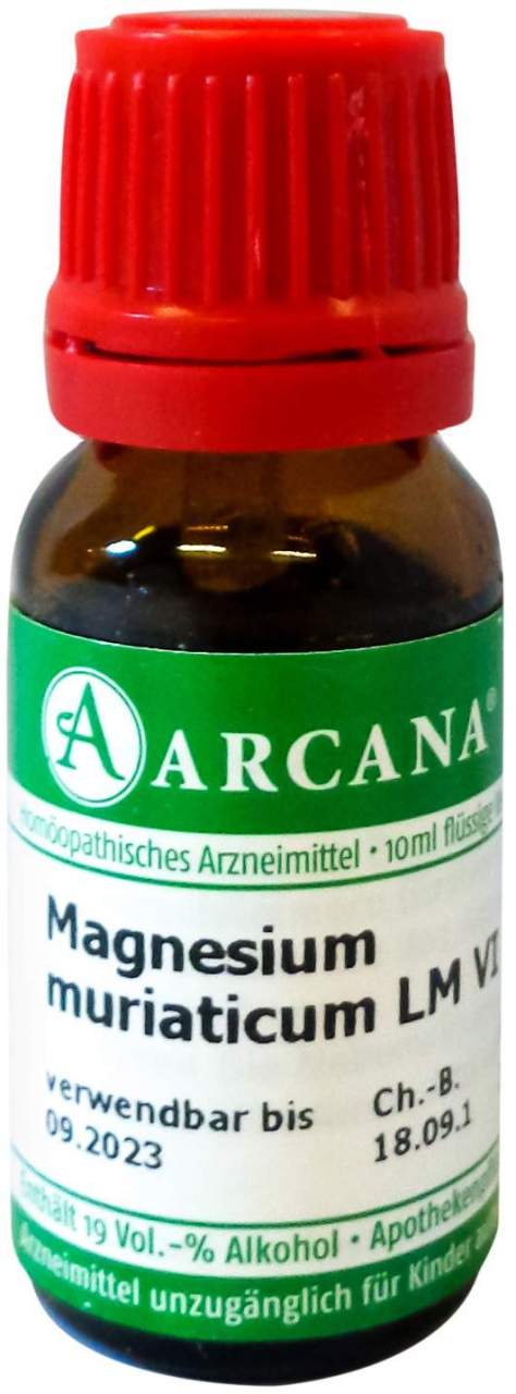 Magnesium Muriaticum Lm 6 Dilution 10 ml