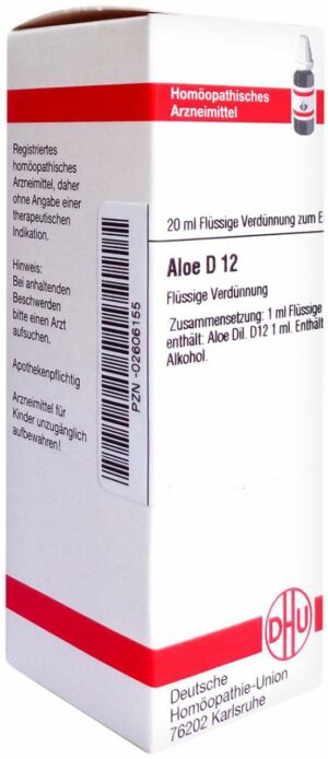 Aloe D 12 20 ml Dilution