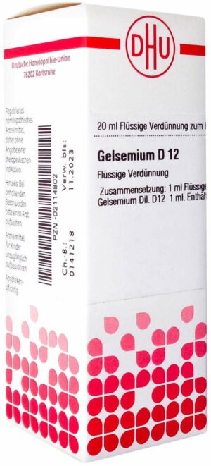 Gelsemium D12 20 ml Dilution
