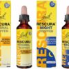Sparset Bach Original Rescura alkoholfrei 20 ml Tropfen + Rescura Night Tropfen alkoholfrei 20 ml