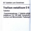 Thallium Metallicum D6 Tabletten 80 Tabletten