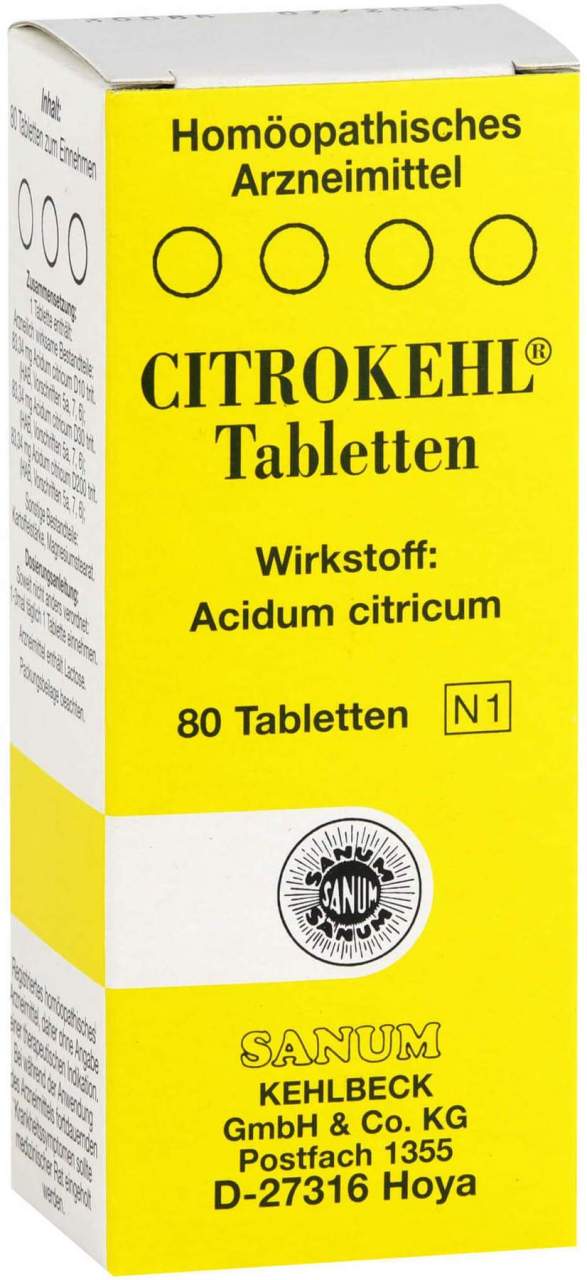 Citrokehl 80 Tabletten