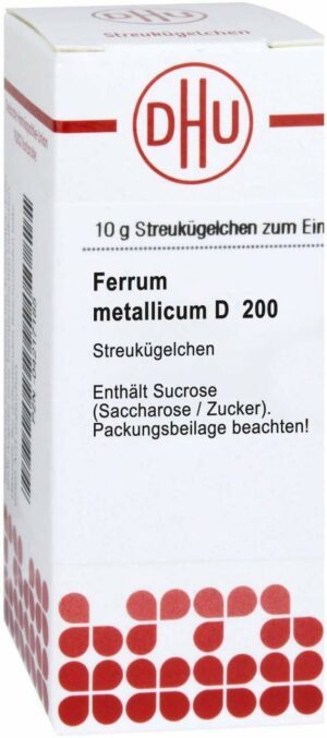 Ferrum Metallicum D 200 Globuli 10 G