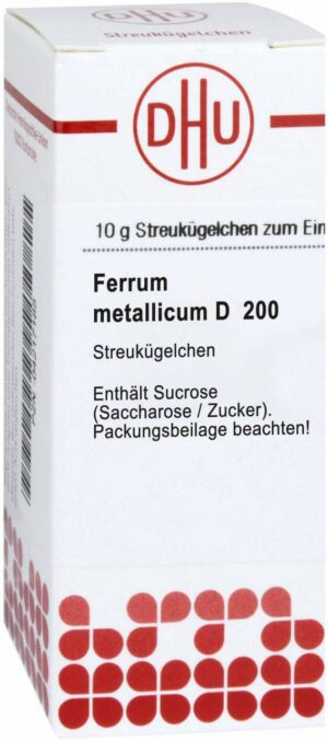 Ferrum Metallicum D 200 Globuli 10 G