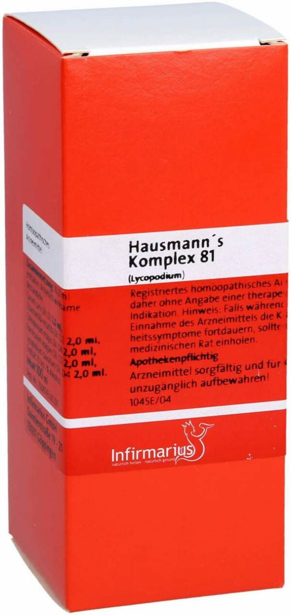 Hausmann Komplex 81 Lycopodium Tropfen 100 ml