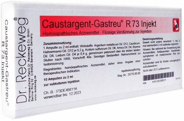 Caustargent Gastreu R73 Injekt 10 X 2 ml Ampullen