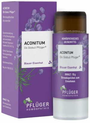 Aconitum D6 Globuli Pflüger 10 g