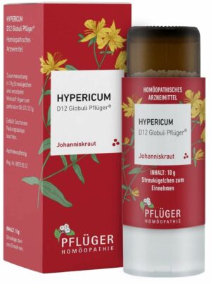 Hypericum D12 Globuli Pflüger 10 g