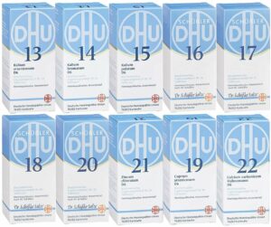Biochemie 1 Set Ergänzungsmittel mit je 80 Tabletten