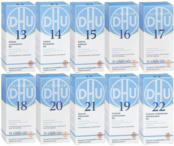 Biochemie 1 Set Ergänzungsmittel mit je 80 Tabletten
