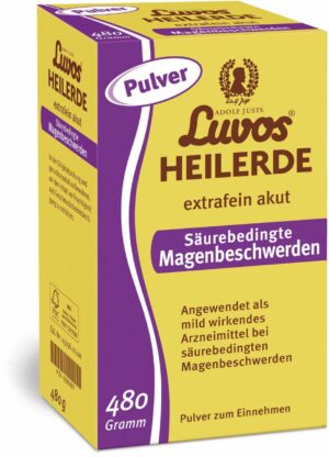 Luvos Heilerde extrafein akut 480 g Pulver