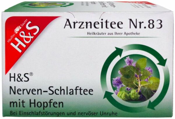 H&S Nerven - und Schlaftee mit Hopfen 20 Beutel